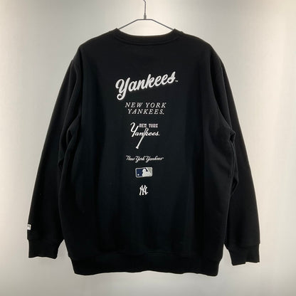 【中古品】【メンズ】 MLB NEW YORK YANKEES スウェットトレーナー 147-260327-SS-06-iwa サイズ：4L カラー：ブラック 万代Net店