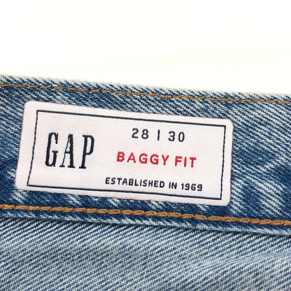 【中古美品】【メンズ】 GAP ギャップ BAGGY FIT DENIM PANTS バギーフィット デニムパンツ ボトムス 158-260625-hn-09-fur サイズ：28×30 カラー：ブルー系 万代Net店