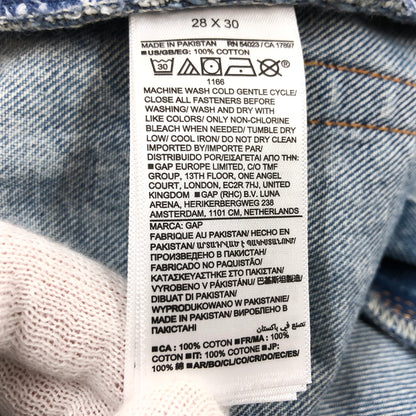 【中古美品】【メンズ】 GAP ギャップ BAGGY FIT DENIM PANTS バギーフィット デニムパンツ ボトムス 158-260625-hn-09-fur サイズ：28×30 カラー：ブルー系 万代Net店