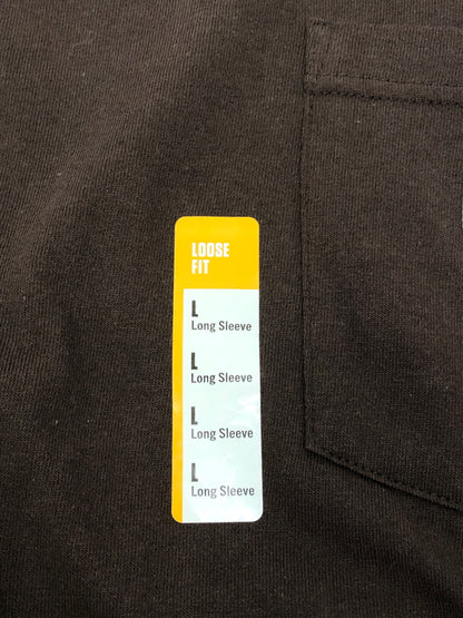 【中古品】【メンズ】 Carhartt カーハート Loose Fit Long-Sleeve Pocket T-Shirt K126 DKB ルーズ フィット ロングスリーブ ポケット Tシャツ トップス 145-260820-YS-02-hon サイズ：L カラー：ダークブラウン 万代Net店