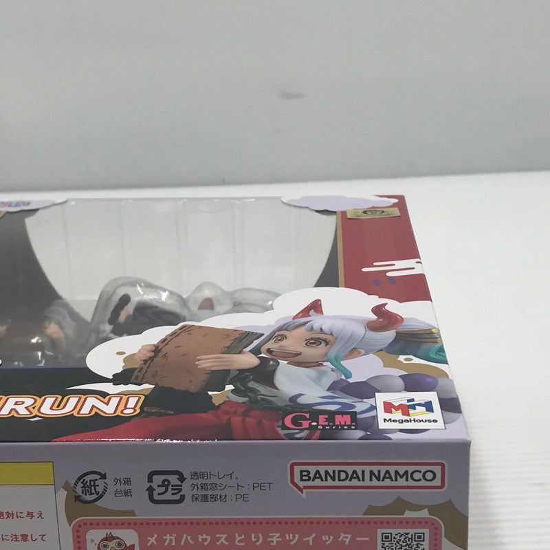 【中古品】 メガハウス G.E.M.シリーズ ワンピース ヤマト RUN!RUN!RUN! フィギュア 開封済み 箱イタミあり 047-260913-ti-12-tag 万代Net店