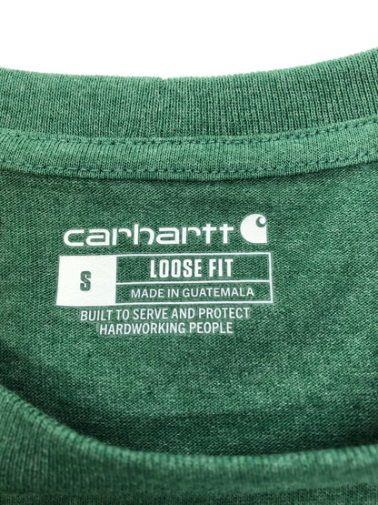 【中古美品】【メンズ】 Carhartt カーハート Loose Fit Long-Sleeve Pocket T-Shirt K126 G55 ルーズ フィット ロングスリーブ ポケット Tシャツ トップス 145-260820-YS-03-hon サイズ：S カラー：グリーン 万代Net店