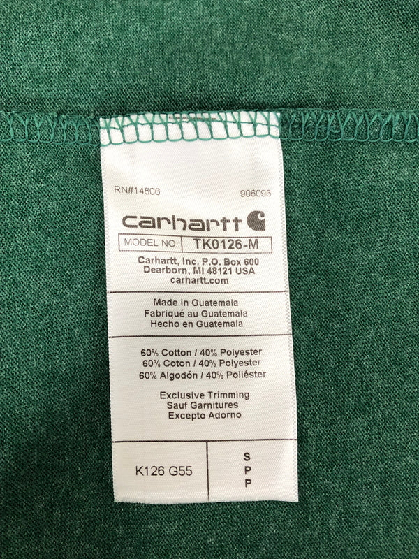 【中古美品】【メンズ】 Carhartt カーハート Loose Fit Long-Sleeve Pocket T-Shirt K126 G55 ルーズ フィット ロングスリーブ ポケット Tシャツ トップス 145-260820-YS-03-hon サイズ：S カラー：グリーン 万代Net店