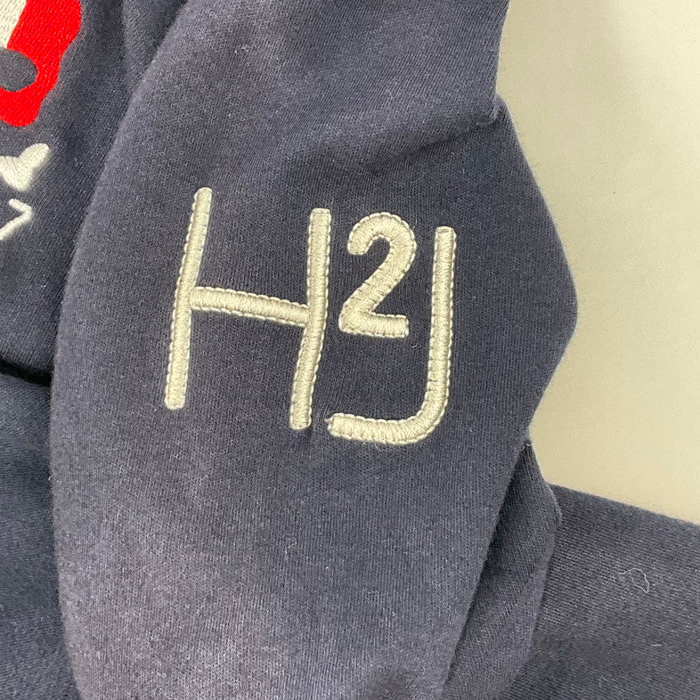 【中古品】【メンズ】 HUDROGEN ポロシャツ 147-260327-SS-07-iwa サイズ：XL カラー：ネイビー 万代Net店
