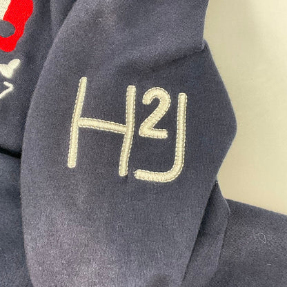 【中古品】【メンズ】 HUDROGEN ポロシャツ 147-260327-SS-07-iwa サイズ：XL カラー：ネイビー 万代Net店