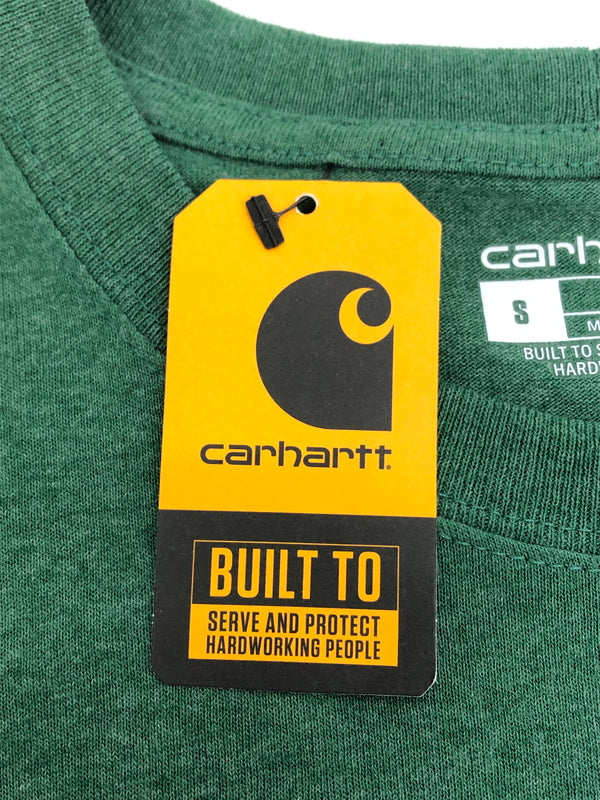 【中古美品】【メンズ】 Carhartt カーハート Loose Fit Long-Sleeve Pocket T-Shirt K126 G55 ルーズ フィット ロングスリーブ ポケット Tシャツ トップス 145-260820-YS-03-hon サイズ：S カラー：グリーン 万代Net店