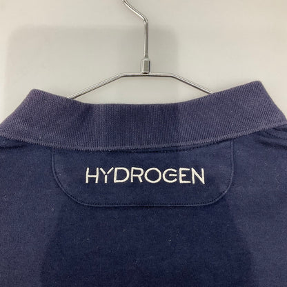 【中古品】【メンズ】 HUDROGEN ポロシャツ 147-260327-SS-07-iwa サイズ：XL カラー：ネイビー 万代Net店
