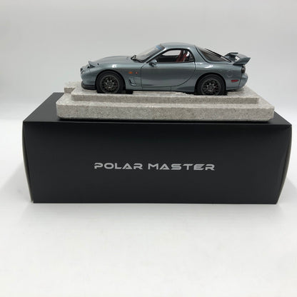 【中古品】 POLER MASTER MODELS 1/18 マツダ RX-7 スピリットR メタリックグレー 060-251113-ns-4-tei 万代Net店