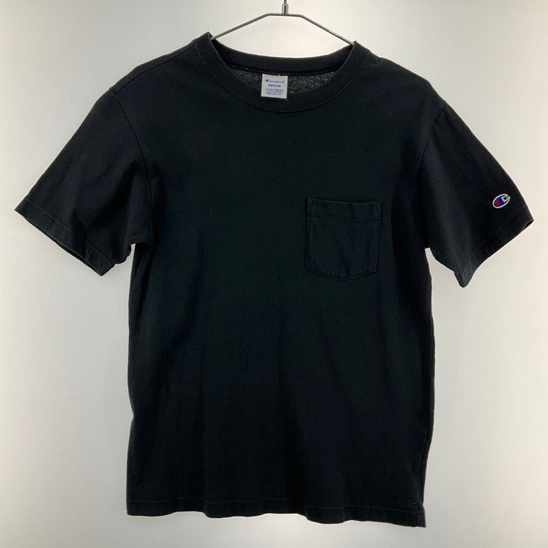 【中古品】【メンズ】 Champion チャンピオン S S Tee 148-260327-SS-09-iwa サイズ：M カラー：ブラック 万代Net店