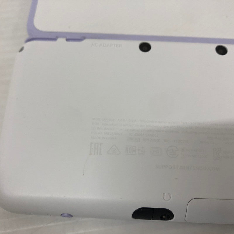 【中古品】 任天堂 Newニンテンドー2 DS LL 本体 ホワイト 動作確認済み 036-260827-ns-01-teih カラー：ラベンダー 万代Net店