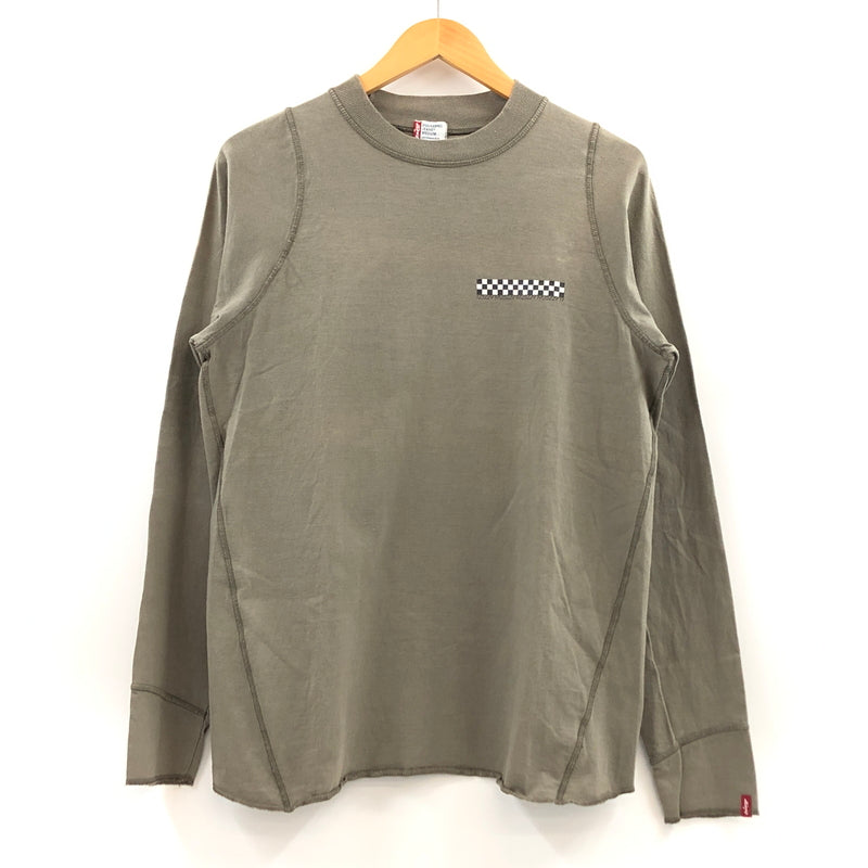 【中古品】【メンズ】 LEVI'S リーバイス ENGINEERED JEANS DESIDERATA PRINT L/S TEE エンジニアードジーンズ 長袖Tシャツ トップス 146-260627-hn-03-fur サイズ：M カラー：カーキ系 万代Net店