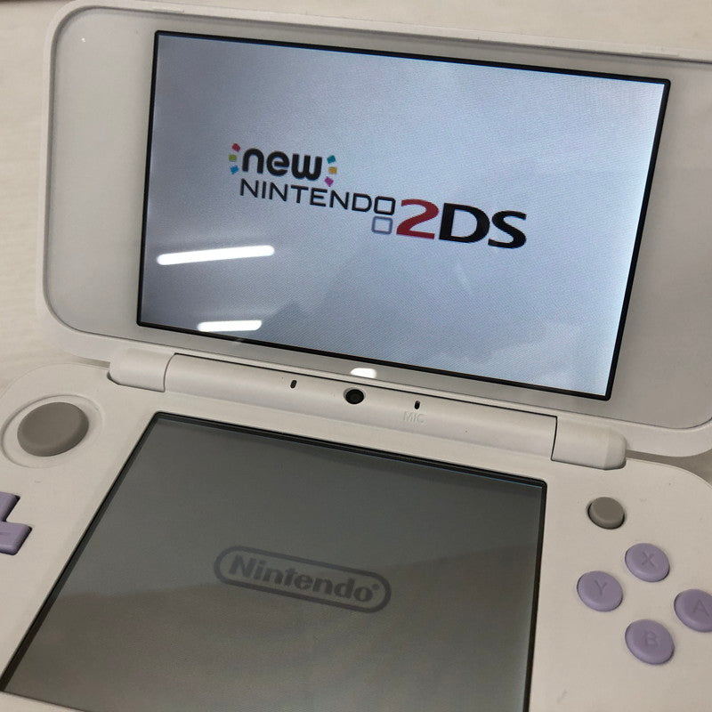 【中古品】 任天堂 Newニンテンドー2 DS LL 本体 ホワイト 動作確認済み 036-260827-ns-01-teih カラー：ラベンダー 万代Net店