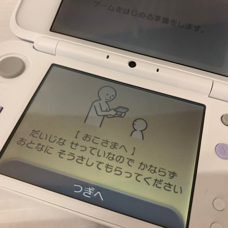 【中古品】 任天堂 Newニンテンドー2 DS LL 本体 ホワイト 動作確認済み 036-260827-ns-01-teih カラー：ラベンダー 万代Net店