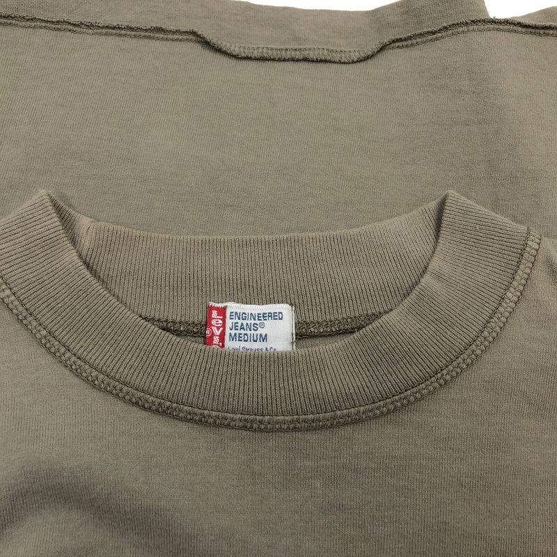 【中古品】【メンズ】 LEVI'S リーバイス ENGINEERED JEANS DESIDERATA PRINT L/S TEE エンジニアードジーンズ 長袖Tシャツ トップス 146-260627-hn-03-fur サイズ：M カラー：カーキ系 万代Net店