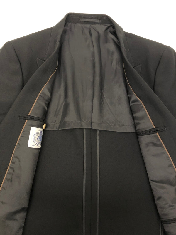 【中古品】【メンズ】 J.PRESS ジェイプレス Peaked Lapel Single Tailored Jacket P11-FB OV-BM-3-0202 ピークドラペル シングル テーラードジャケット アウター 147-260820-YS-06-hon サイズ：C-96 W-82 T-180 カラー：ブラック 万代Net店