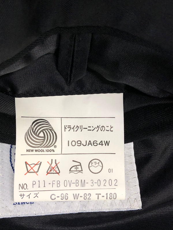 【中古品】【メンズ】 J.PRESS ジェイプレス Peaked Lapel Single Tailored Jacket P11-FB OV-BM-3-0202 ピークドラペル シングル テーラードジャケット アウター 147-260820-YS-06-hon サイズ：C-96 W-82 T-180 カラー：ブラック 万代Net店