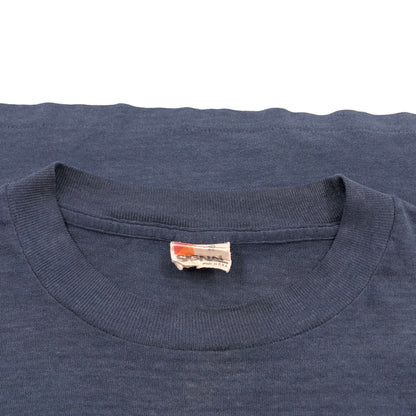 【現状渡し品】【メンズ】 SIGNAL シグナル × FLUID VISIONS フルイド・ヴィジョンズ 80S FISH PRINT L/S TEE フィッシュプリント 長袖Tシャツ トップス 146-260627-hn-04-fur サイズ：XL カラー：ネイビー 万代Net店