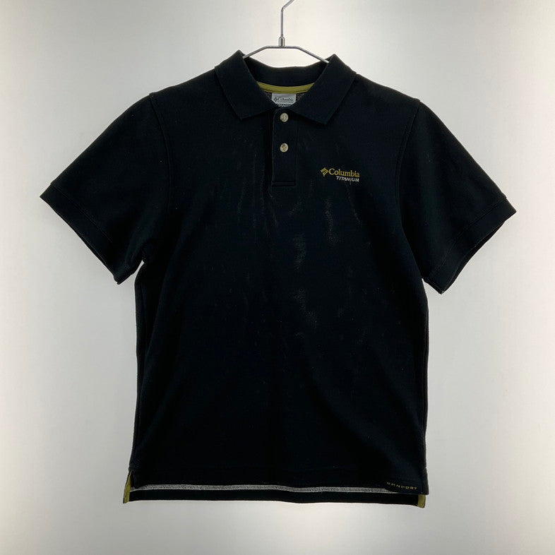 【中古品】【メンズ】 Columbia コロンビア 半袖ポロシャツ 144-260328-SS-01-iwa サイズ：XS カラー：ブラック 万代Net店