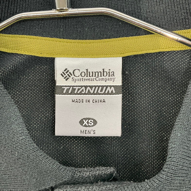 【中古品】【メンズ】 Columbia コロンビア 半袖ポロシャツ 144-260328-SS-01-iwa サイズ：XS カラー：ブラック 万代Net店