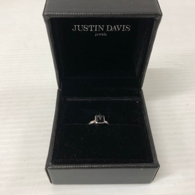 【中古品】【メンズ】 Justin Davis ジャスティンデイビス SRJ768 BABY EMINEM RING ベイビー エミネム リング 指輪 アクセサリー 192-240304-yo-3-tei サイズ：4号 4号 万代Net店