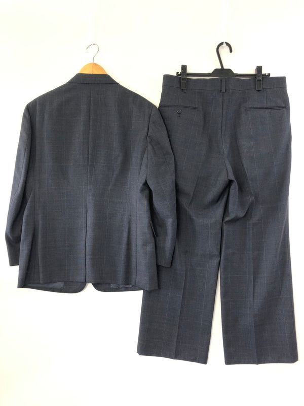 【中古品】【メンズ】 J.PRESS ジェイプレス New England Model Check Suit P11-SR-OV BA-4-0504 ニューイングランドモデル チェック スーツ セットアップ 145-260820-YS-08-hon カラー：グレー 万代Net店