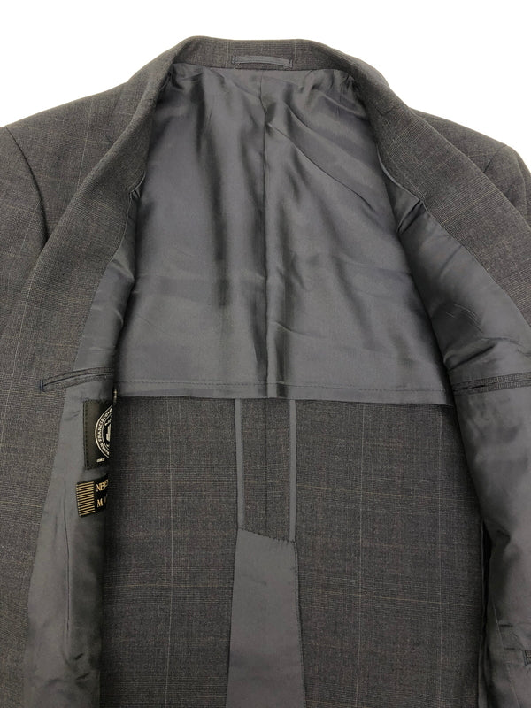 【中古品】【メンズ】 J.PRESS ジェイプレス New England Model Check Suit P11-SR-OV BA-4-0504 ニューイングランドモデル チェック スーツ セットアップ 145-260820-YS-08-hon カラー：グレー 万代Net店
