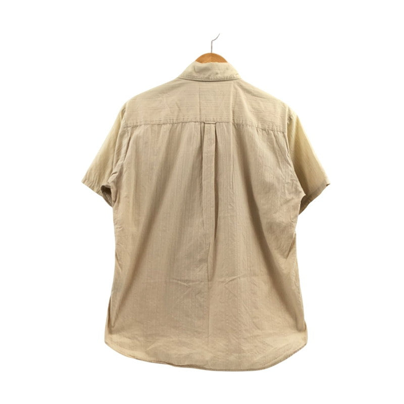 【中古品】【メンズ】 68&brothers シックスティエイトアンドブラザーズ 半袖シャツ カジュアルシャツ トップス 147-251029-hn-04-fur サイズ：M カラー：ベージュ系 万代Net店