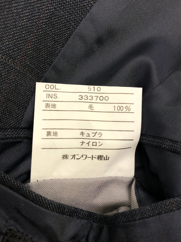 【中古品】【メンズ】 J.PRESS ジェイプレス New England Model Check Suit P11-SR-OV BA-4-0504 ニューイングランドモデル チェック スーツ セットアップ 145-260820-YS-08-hon カラー：グレー 万代Net店