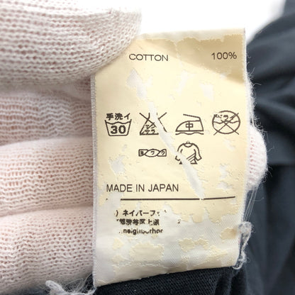 【中古品】【メンズ】 NEIGHBORHOOD ネイバーフッド LEFT CHEST LOGO PRINT TEE レフトチェストロゴ プリント 七分袖 Tシャツ トップス 142-260627-hn-06-fur サイズ：不明 カラー：ブラック 万代Net店