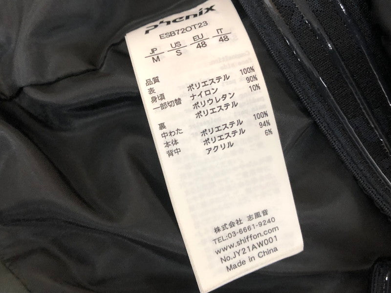 【中古品】【メンズ/レディース】 Phenix Alpine Active City Jacket ESB72OT23 フェニックス 120-260826-ns-05-teih サイズ：S カラー：ブラック 万代Net店