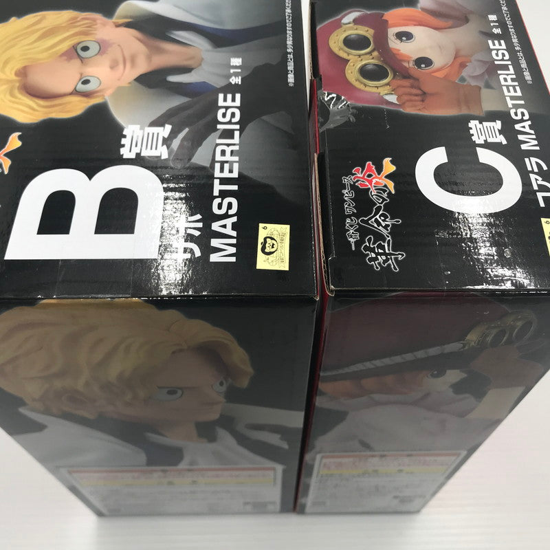 【中古美品】 一番くじ ワンピース 革命の炎 A賞・B賞・C賞・ラスト賞 セット ドラゴン サボ コアラ MASTERLISE 未開封 箱イタミあり 047-260917-ti-04-tag 万代Net店