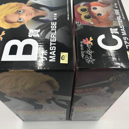【中古美品】 一番くじ ワンピース 革命の炎 A賞・B賞・C賞・ラスト賞 セット ドラゴン サボ コアラ MASTERLISE 未開封 箱イタミあり 047-260917-ti-04-tag 万代Net店