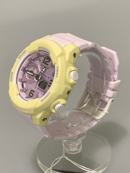 【中古美品】【レディース】 Baby-G ベイビージー BGA-230PC-9BDR アナデジ クォーツ腕時計 ウォッチ 196-241129-me-02-min カラー：ピンク 万代Net店