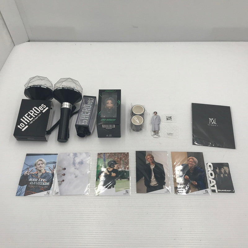 【中古品】 TOBE グッズ セット ペンライト アクリルスタンド 平野紫耀フィギュア等 本体のみ多数 曲がりあり 087-260917-ti-05-tag 万代Net店