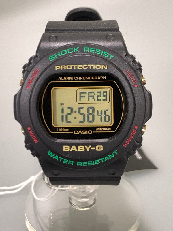 【中古美品】【メンズ】 Baby-G ベイビージー BGD-570TH-1DR デジタル クォーツ腕時計 ウォッチ 196-241129-me-03-min カラー：ブラック 万代Net店