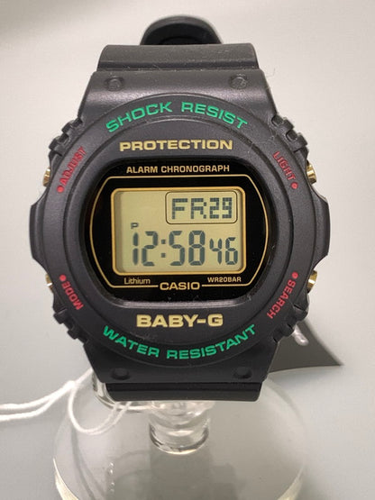 【中古美品】【メンズ】 Baby-G ベイビージー BGD-570TH-1DR デジタル クォーツ腕時計 ウォッチ 196-241129-me-03-min カラー：ブラック 万代Net店
