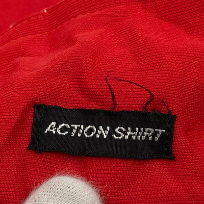 【現状渡し品】【メンズ】 Joel ジョエル 半袖シャツ カジュアルシャツ トップス 146-251029-hn-06-fur サイズ：L カラー：レッド 万代Net店