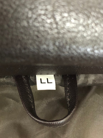 【中古品】【メンズ】 Unknown USED パッチワーク レザージャケット アウター 147-260820-YS-09-hon サイズ：LL カラー：ブラウン 万代Net店