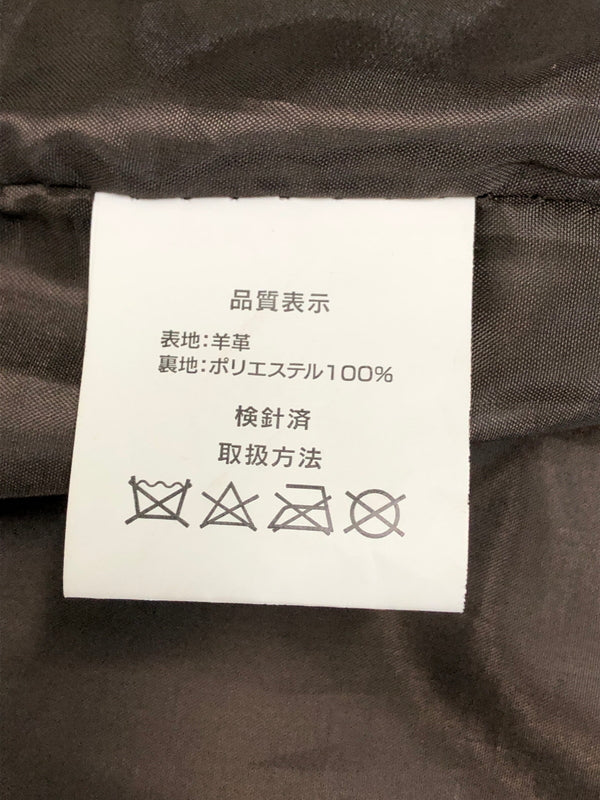 【中古品】【メンズ】 Unknown USED パッチワーク レザージャケット アウター 147-260820-YS-09-hon サイズ：LL カラー：ブラウン 万代Net店