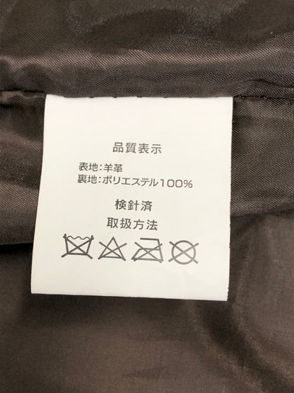 【中古品】【メンズ】 Unknown USED パッチワーク レザージャケット アウター 147-260820-YS-09-hon サイズ：LL カラー：ブラウン 万代Net店