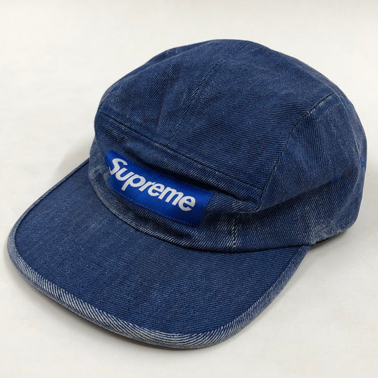【中古品】【メンズ/レディース】 Supreme シュプリーム 24SS COATED DENIM CAMP CAP コーテッド デニム キャンプ キャップ 帽子 185-260404-hn-06-fur サイズ：ONE SIZE(58cm) カラー：ロイヤルブルー 万代Net店