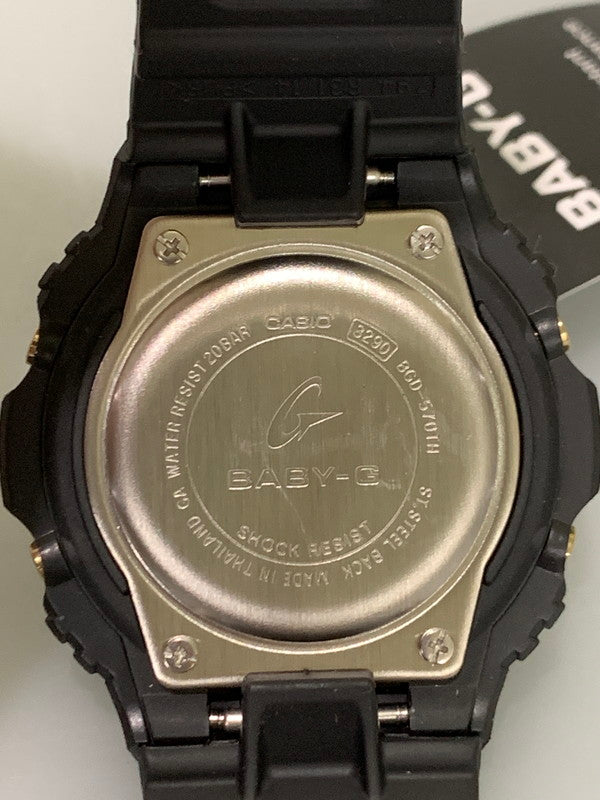 【中古美品】【メンズ】 Baby-G ベイビージー BGD-570TH-1DR デジタル クォーツ腕時計 ウォッチ 196-241129-me-03-min カラー：ブラック 万代Net店