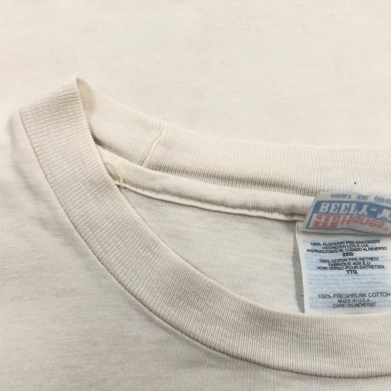 【現状渡し品】【メンズ】 HANES BEEFY ヘインズ ビーフィー 1996 OLYMPIC GAMES S/S TEE 両シングル 1996 オリンピック ゲームス 半袖Tシャツ トップス 146-260627-hn-07-fur サイズ：XXL カラー：ホワイト 万代Net店