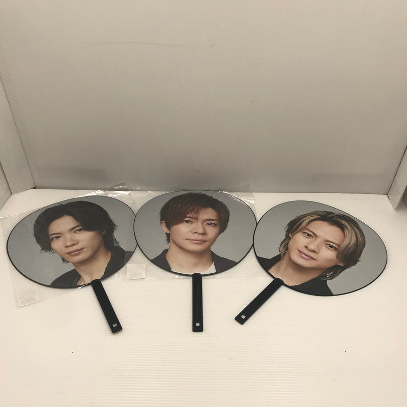【中古品】 （1）Number_i グッズ セット Tシャツ ペンライト うちわ等 キズ・汚れあり Tシャツのサイズ不明 087-260917-ti-06-tag 万代Net店