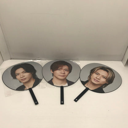 【中古品】 （1）Number_i グッズ セット Tシャツ ペンライト うちわ等 キズ・汚れあり Tシャツのサイズ不明 087-260917-ti-06-tag 万代Net店