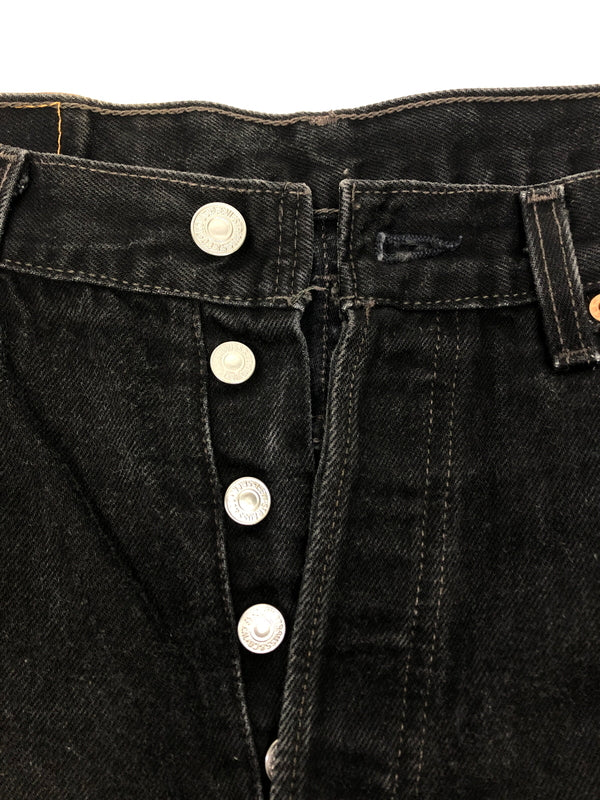 【中古品】【メンズ】 Levi's リーバイス 90’s 501 Cutoff Denim Shorts 6501-0660 501 90年代 カットオフ デニム ショーツ パンツ 156-260820-YS-10-hon サイズ：32 カラー：ブラック 万代Net店