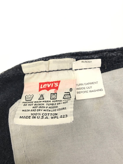 【中古品】【メンズ】 Levi's リーバイス 90’s 501 Cutoff Denim Shorts 6501-0660 501 90年代 カットオフ デニム ショーツ パンツ 156-260820-YS-10-hon サイズ：32 カラー：ブラック 万代Net店
