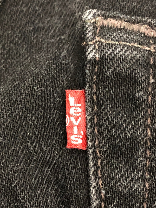 【中古品】【メンズ】 Levi's リーバイス 90’s 501 Cutoff Denim Shorts 6501-0660 501 90年代 カットオフ デニム ショーツ パンツ 156-260820-YS-10-hon サイズ：32 カラー：ブラック 万代Net店