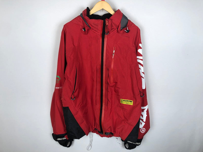 【中古品】 Mtn. Rock Star マウンテンロックスター HARUMAKI JACKET スノーボードジャケット 120-260826-ns-08-teih サイズ：L カラー：レッド 万代Net店