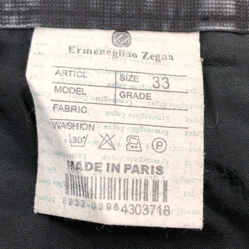 【中古品】【メンズ】 ERMENEGILDO ZEGNA エルメネジルド ゼニア FADE PANTS フェードパンツ ボトムス 158-260627-hn-11-fur サイズ：33 カラー：ブラック系 万代Net店
